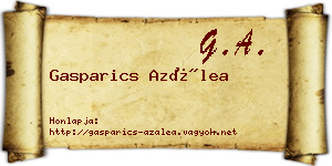 Gasparics Azálea névjegykártya